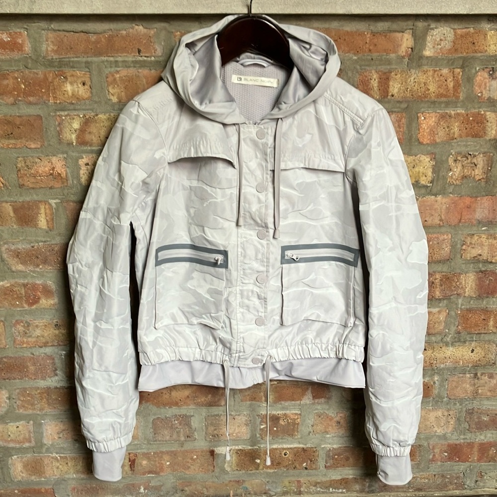 BLANC NOIR Skyfall Camo-Print Aviator Jacket
